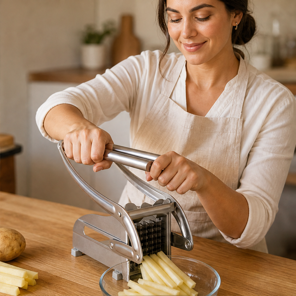 SpudForge – Stainless Steel Potato and Cucumber Slicer + 50% OFF lifestyle