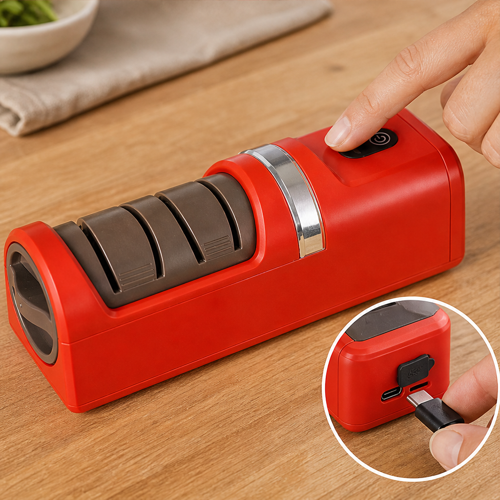 Honeforge – Cordless Diamond Wheel Automatic Knife Sharpener + 50% OFF lifestyle