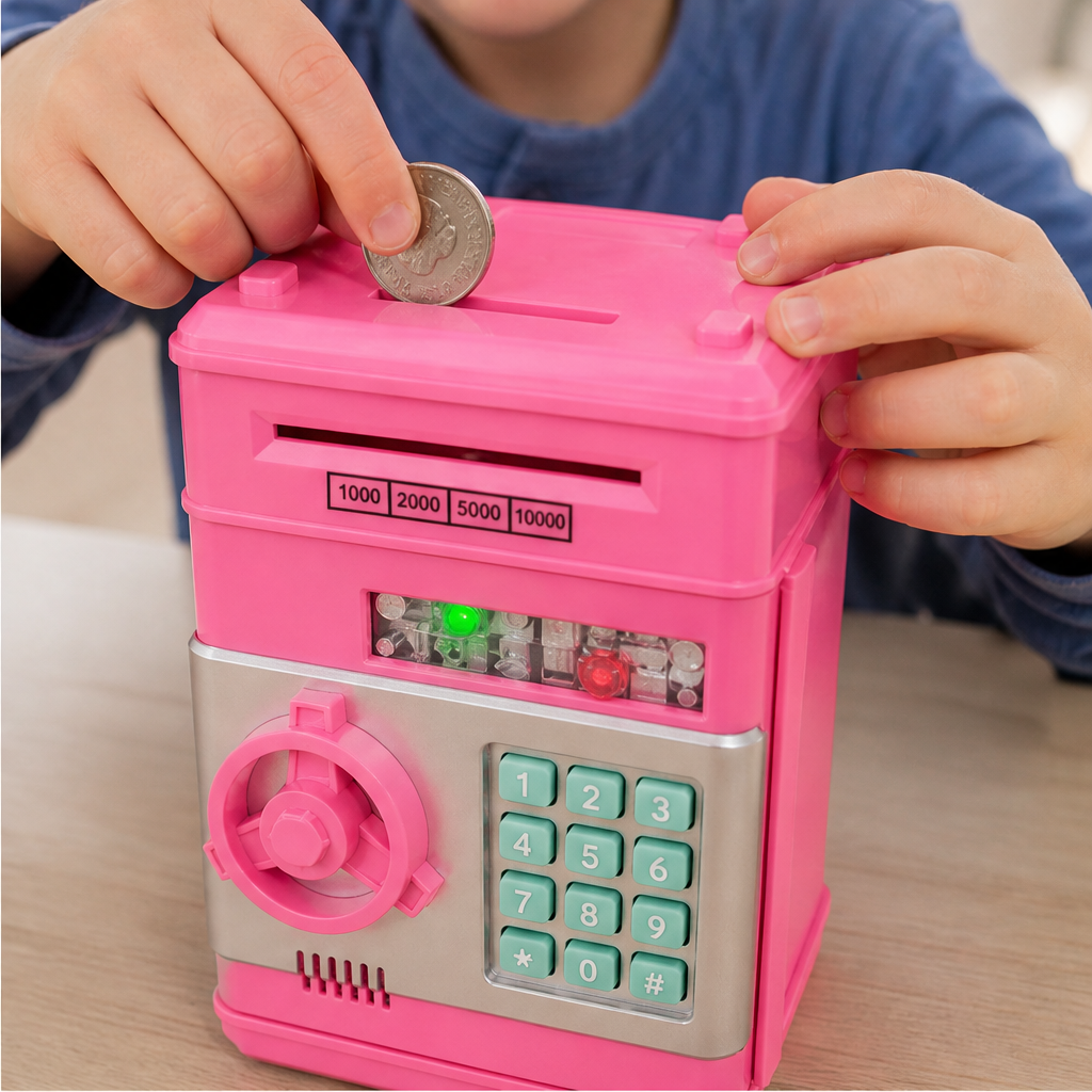 SaverVault – Password-Protected Mini ATM Piggy Bank for Kids + 50% OFF lifestyle