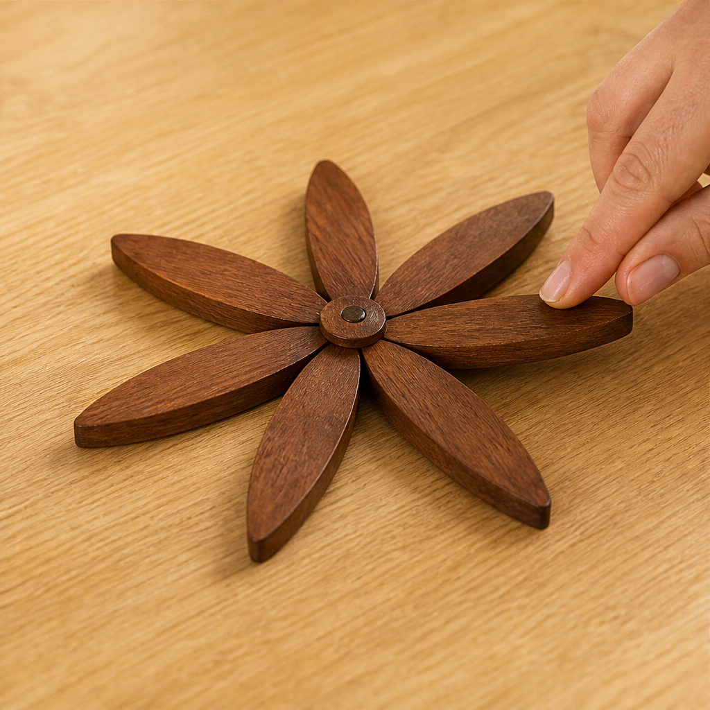 Pinegrove – Foldable Tree Design Wooden Trivet Set of 4 + 50% OFF lifestyle