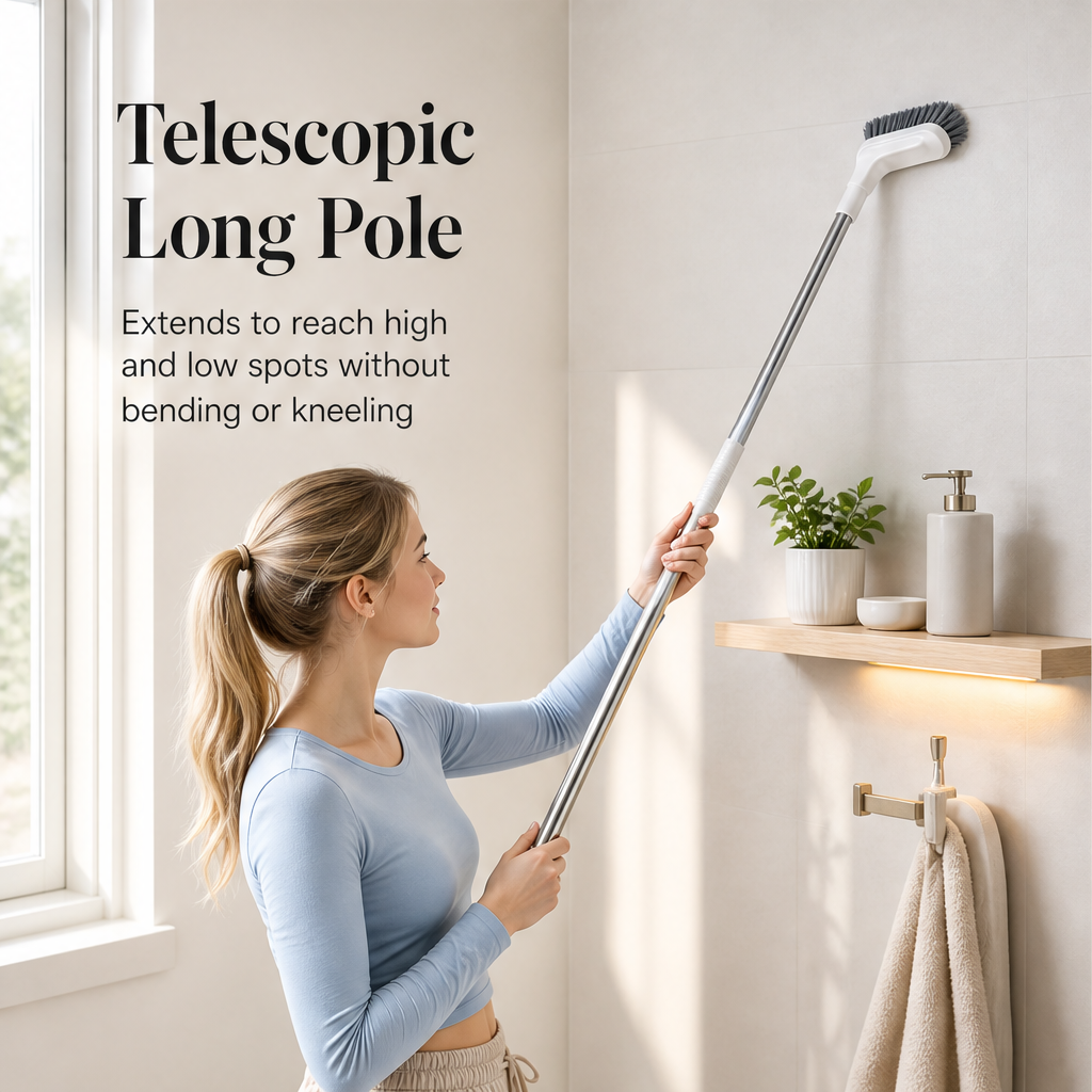 Backarch – Extendable No-Bend Long Handle Scrub Brush + 50% OFF features