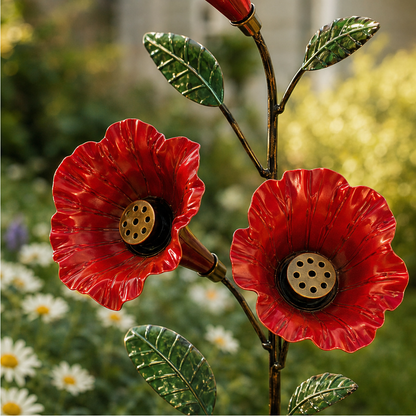 Larkspur & Wren – Hand-Painted Hummingbird Feeder Garden Stake + 50% OFF lifestyle