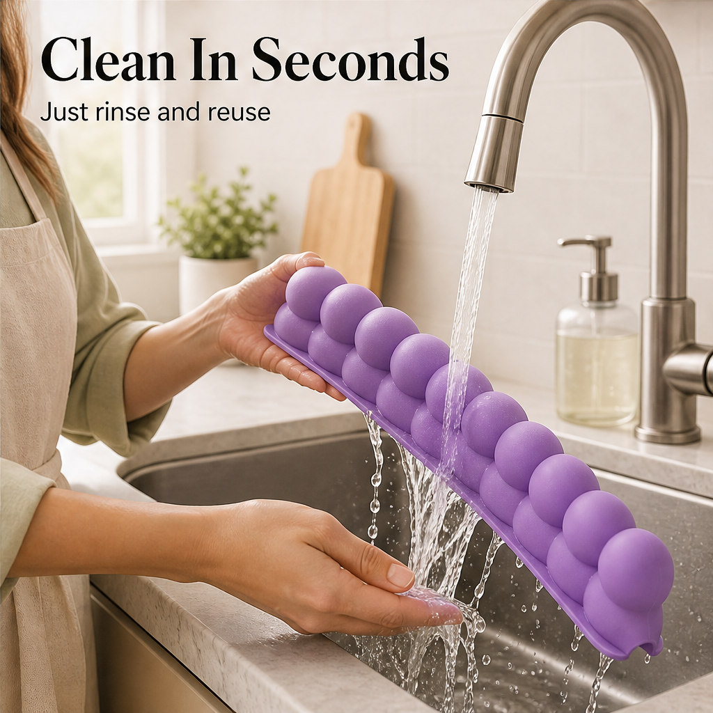 Splashwick – Raised Barrier Silicone Sink Splash Guard + 50% OFF features