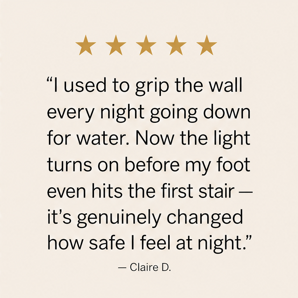 Glowarc – Dual-Beam Motion Sensor Wall Light, No Wires, Rechargeable + 50% OFF detail