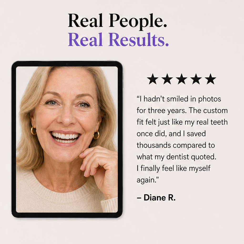 Trufit Dental – Custom-Molded, Natural-Look Denture Set + 50% OFF detail