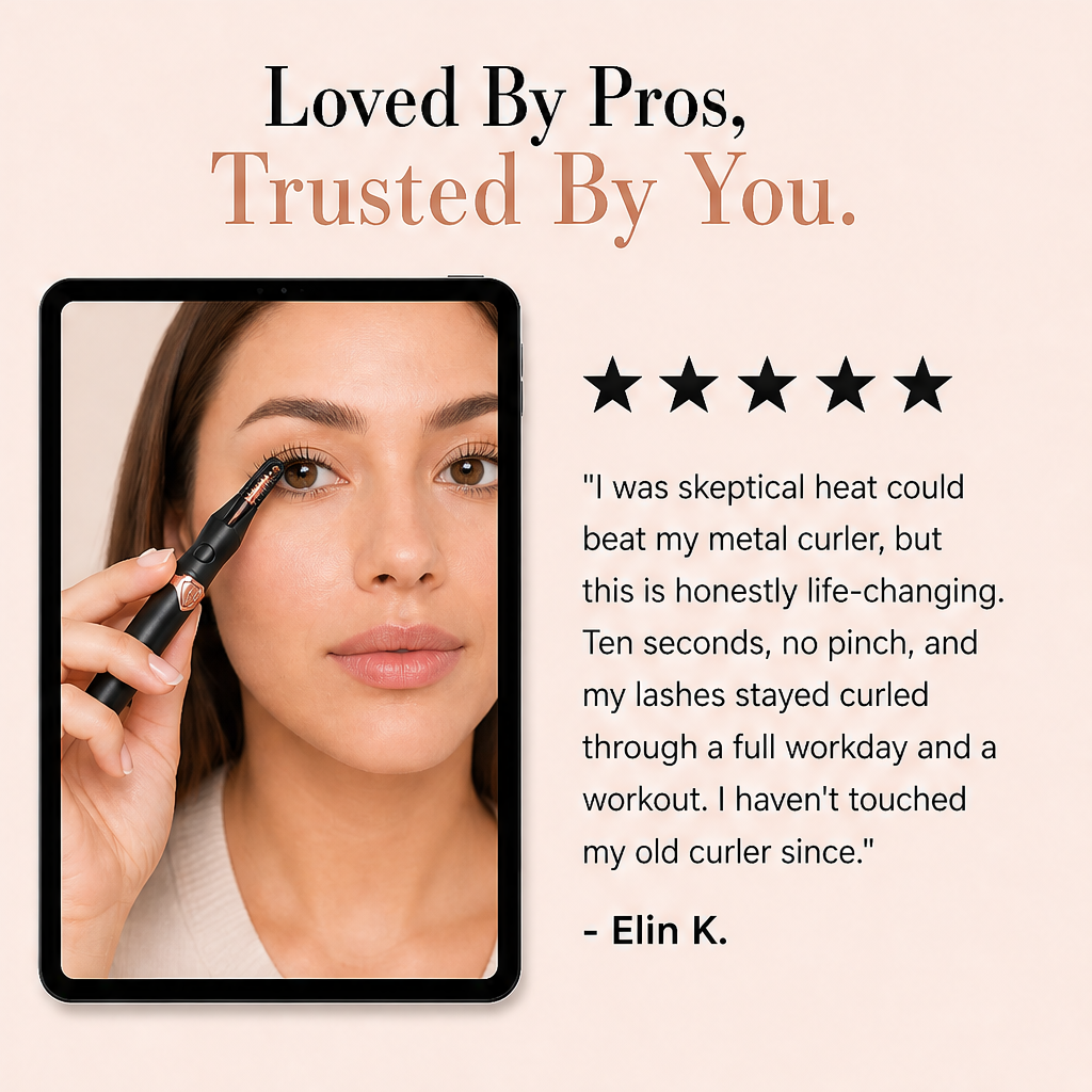 Lashfen – Heated Ceramic Curler for All-Day Natural Lash Curl + 1+1 FREE detail