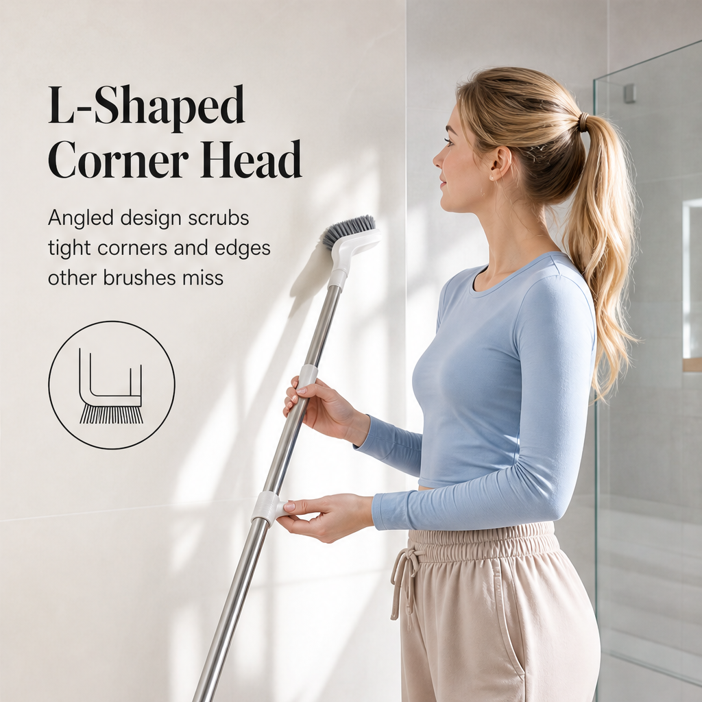 Backarch – Extendable No-Bend Long Handle Scrub Brush + 50% OFF features