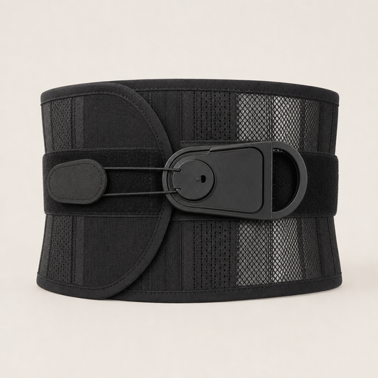 Vertaback – Adjustable Dual-Buckle Lower Back Support Belt + 50% OFF Black