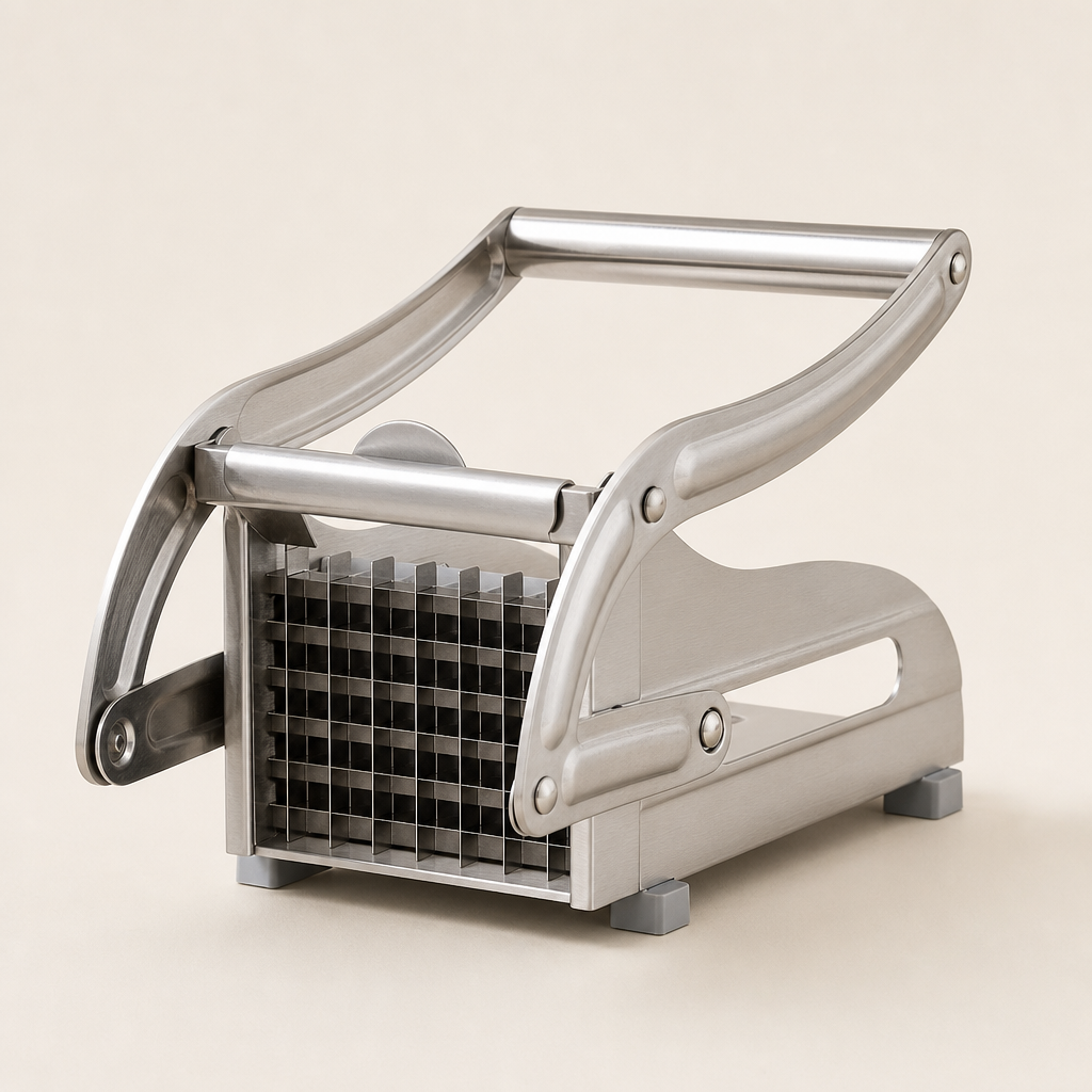 SpudForge – Stainless Steel Potato and Cucumber Slicer + 50% OFF Silver