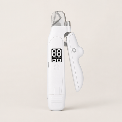 Nailwick – LED Bloodline Light, Anti-Splash 2-in-1 Pet Nail Clipper + 50% OFF White
