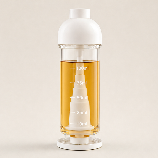 Doselyn – Measured Pour Oil Spray with Fine Mist Control + 50% OFF White