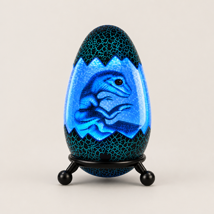 Hatchlume – Glowing Dinosaur Egg Incubator Night Light + 50% OFF Blue