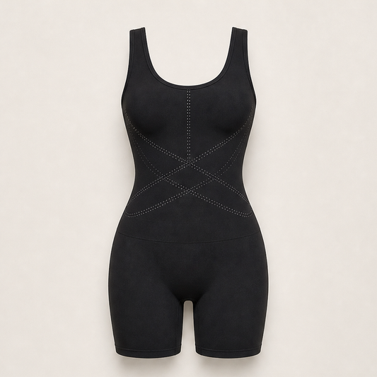 Contourly – Triple-Zone Compression Drop-Seat Shaping Bodysuit + 50% OFF Black