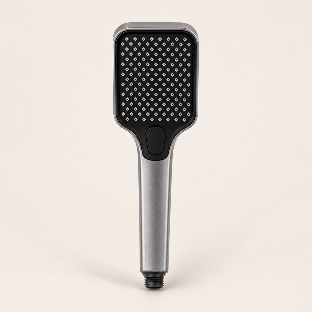 Rainhold – 4-Mode High-Pressure Shower Head with Anti-Clog Nozzles + 50% OFF Silver
