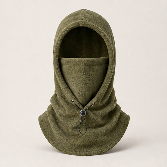 Trailcrest – Full Face & Neck Coverage Fleece Balaclava Hood + 50% OFF Olive