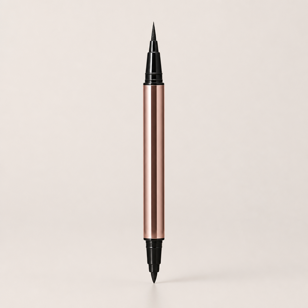 Linoré – Dual-Tip Waterproof Liquid Eyeliner for Precision Wings + 1+1 FREE Rose Gold