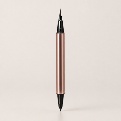 Linoré – Dual-Tip Waterproof Liquid Eyeliner for Precision Wings + 1+1 FREE Rose Gold
