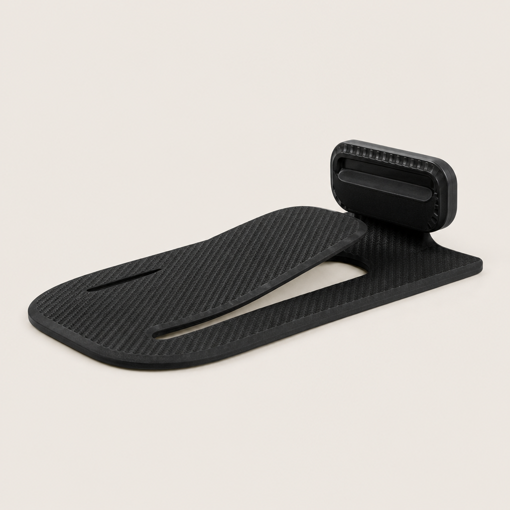 Hushmount – No-Punch Foot-Lock Door Stopper & Wall Protector + 50% OFF Black