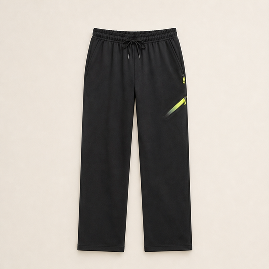 Glidewear – Elastic-Waist 6-Pocket Straight-Leg Cargo Trousers + 50% OFF Black