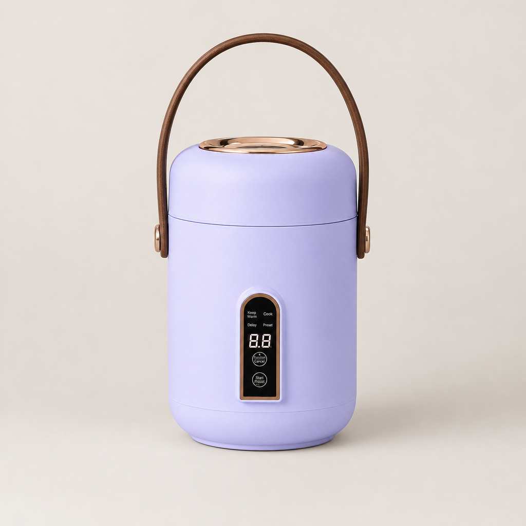 Simmerkin – Ceramic Liner Touch-Control Mini Stew Pot + 50% OFF Lavender