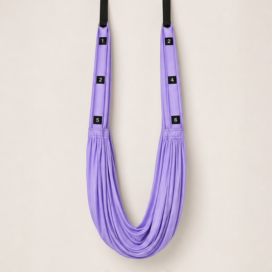 SkyNest Studio – No-Drill 330lb Door Anchor Aerial Yoga Hammock + 50% OFF Lavender