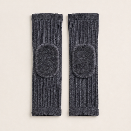 Warmglide – Fleece-Lined Thermal Compression Knee Sleeves + 50% OFF Grey