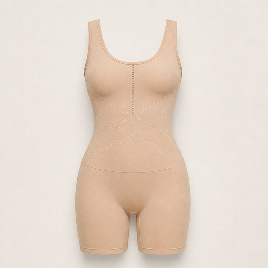 Contourly – Triple-Zone Compression Drop-Seat Shaping Bodysuit + 50% OFF Nude