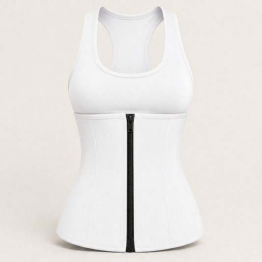 Rivencore – Sweat-Amplifying Core Compression Waist Trimmer + 50% OFF White