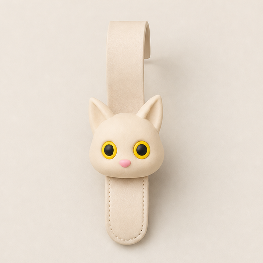 Furhook – Cartoon Cat Headrest Hook Backseat Bag Organizer + 50% OFF Beige