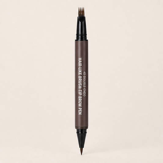 Brennalux – 4-Prong Hair-Stroke Brow Pen with Liner Tip + BUY 1 + PICK 1 FREE COLOR Espresso