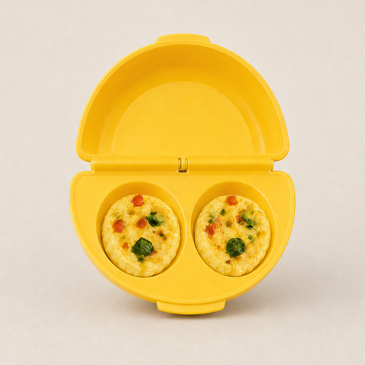 Eggette – 2-in-1 Microwave Omelet & Egg Cup Maker + 50% OFF Yellow