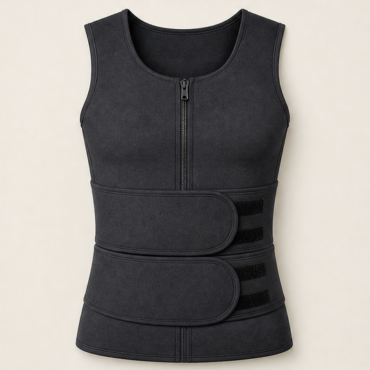 Burnvex – Instant Slimming Sauna Sweat Vest for Men + 50% OFF Grey