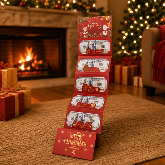 Merrifold – Cascading Reveal Christmas Cash Gift Envelope + 1+1 FREE lifestyle