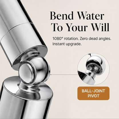 FlowArch – 1080° Rotating Splash Filter Faucet Aerator + 50% OFF features