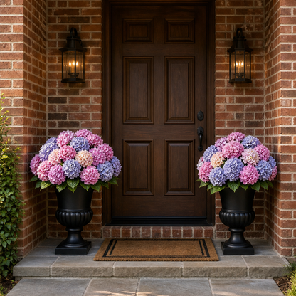 Fernvale Bloom – UV-Resistant Silk Hydrangea Heads for Outdoor Planters + 50% OFF lifestyle