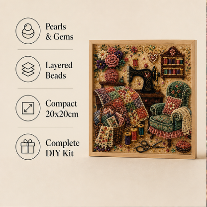 Gemloom – Relaxing Faceted Drill Diamond Art Kit + 50% OFF features