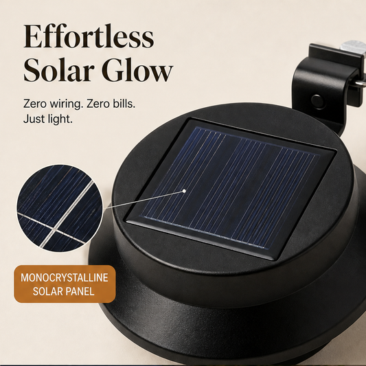 Solvane – Solar-Powered Auto-Dusk Gutter & Fence Wall Lights + 50% OFF features