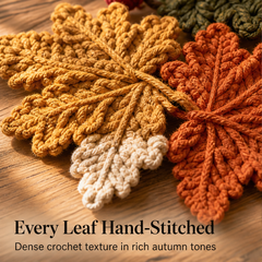 Maplecrest – Hand-Crocheted Leaf Table Runner That Never Wilts + 50% OFF