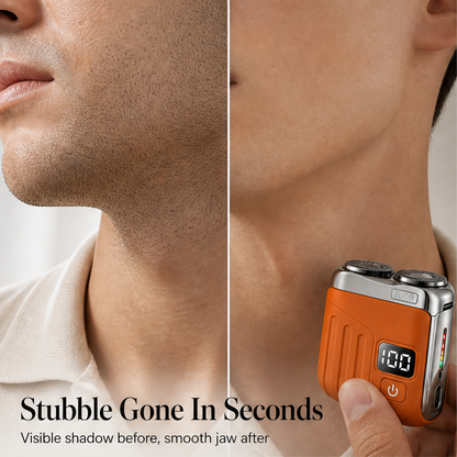 Grovane – Pocket-Size Dual-Head USB-C Rechargeable Mini Shaver + 50% OFF detail