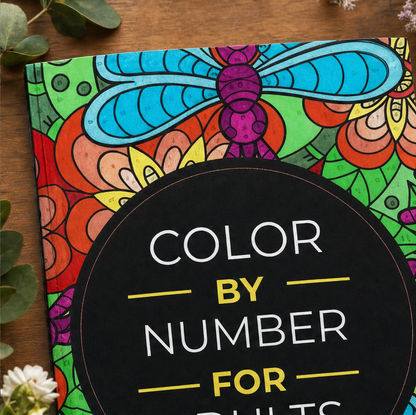 Calmshade – Bold Line-Art Color-by-Number Coloring Bundle for Adults + 50% OFF lifestyle