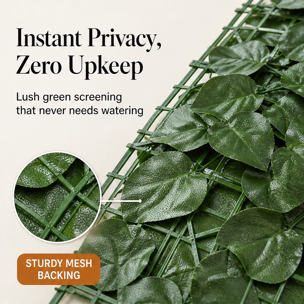 Verdalia – UV-Resistant Faux Ivy Privacy Fence Screen + 50% OFF features