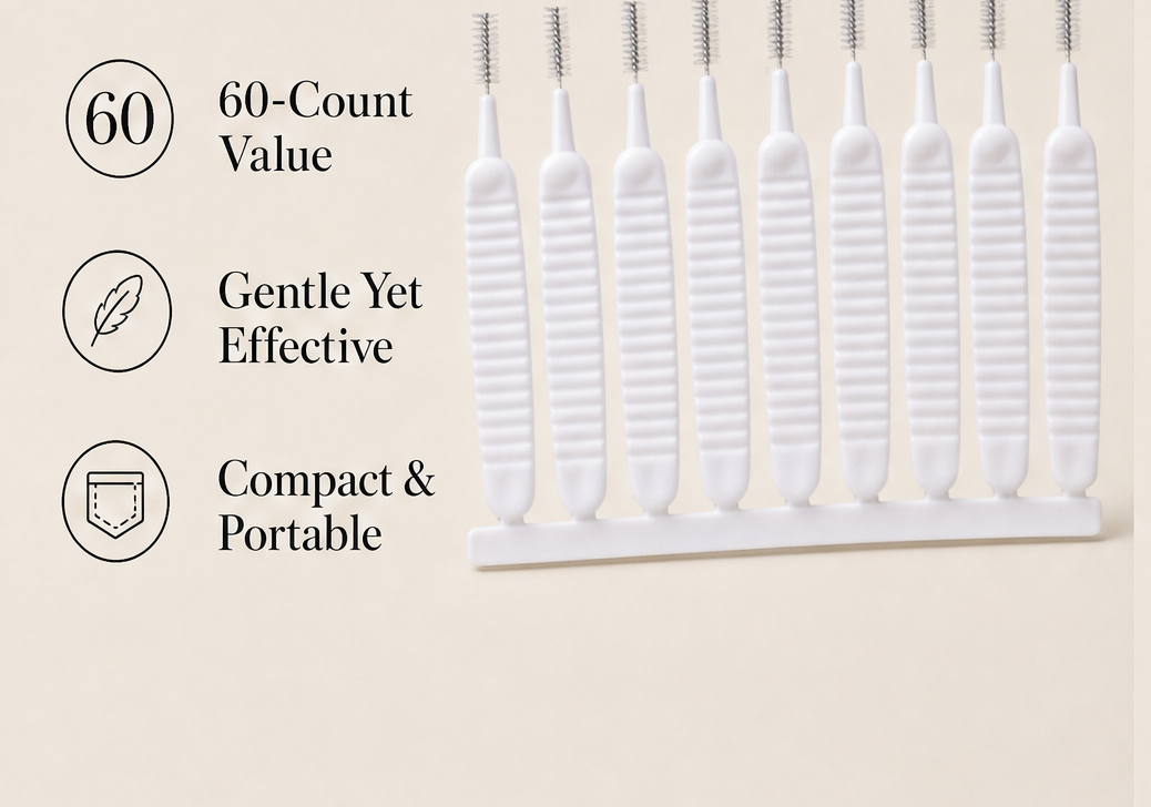 CrevixPro – Tiny Crevice Cleaning Brushes, 30 Pack + 1+1 FREE features
