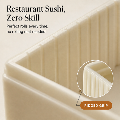 Rollcraft – One-Press Sushi Mold for Perfect Homemade Rolls + 50% OFF features