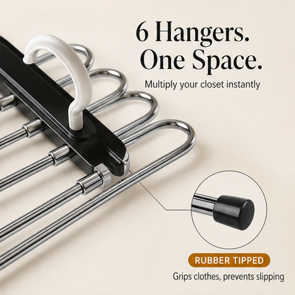 StowArch – 6-Layer Space-Saving Pants Hanger + 50% OFF features
