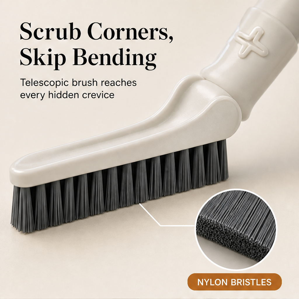 ArborReach – Telescopic Stainless Steel Crevice Cleaning Brush + 50% OFF features