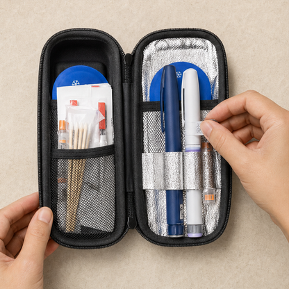 Glacelle – Insulin Cooler Case with Live Temperature Display + 50% OFF lifestyle