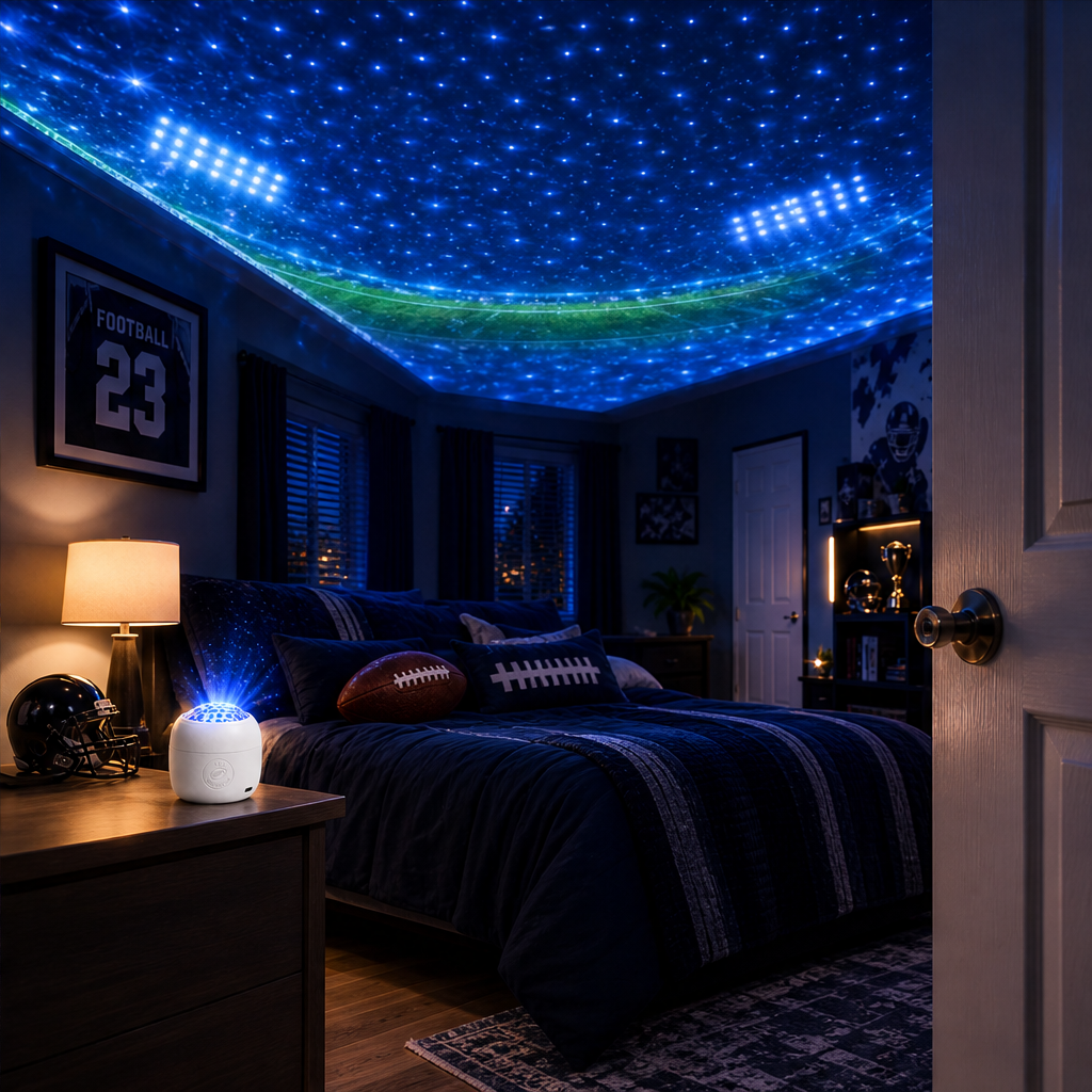 MultiGlow – 6-Scene Stadium Projector for Instant Game Night + 50% OFF lifestyle