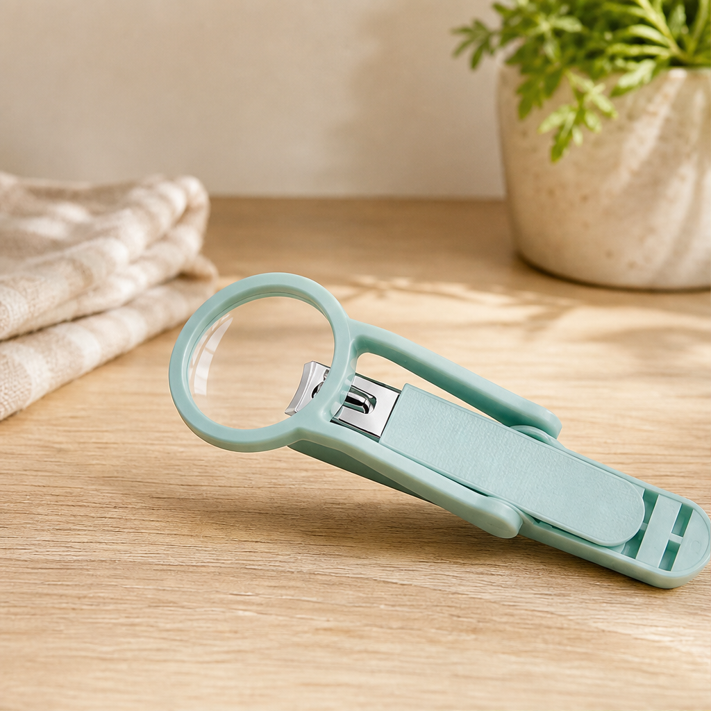 ClipLens – Magnifier Nail Clippers with Splash-Proof Catch Box + 1+1 FREE lifestyle