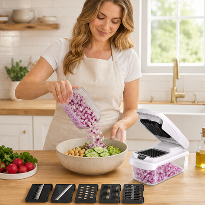 Choprix – 15-in-1 Stainless Steel Blade Vegetable Chopper with Container + 50% OFF lifestyle