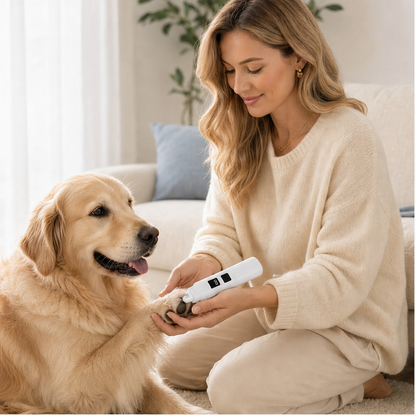 Pawsera – Whisper-Quiet Painless Electric Pet Nail Grinder + 50% OFF lifestyle